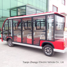 Amusement Park 11 Seater Electric Car for Sale Mini Sightseeing Bus Tourist Price